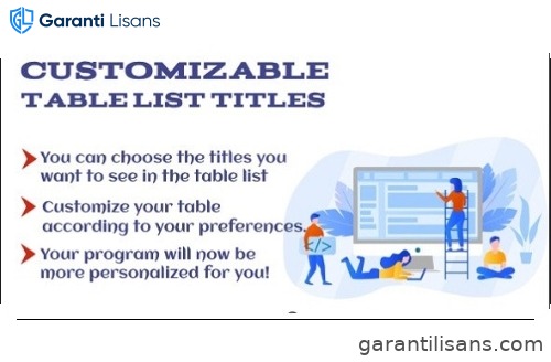 Adjustable Table List Headings For PerfexCRM
