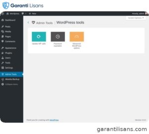 Admin Tools for WordPress