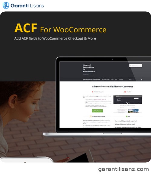 Advanced Custom Fields for WooCommerce