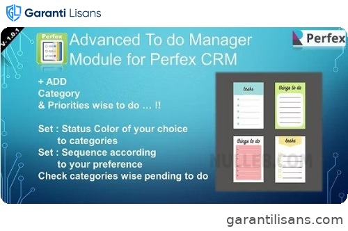 Advanced To do Manager Module for Perfex CRM