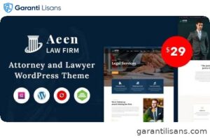 Aeen – Attorney and Lawyer WordPress Theme