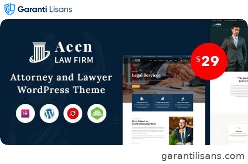 Aeen – Attorney and Lawyer WordPress Theme