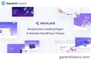 AeroLand – App Landing Software Website WordPress Theme