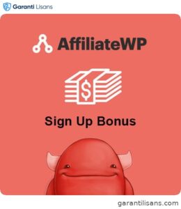 AffiliateWP – Sign Up Bonus