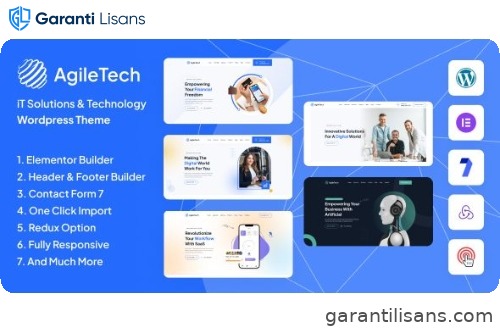 IT Solutions & Technology Multi-Purpose Elementor WordPress Theme – Agiletech