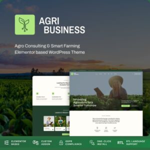 Agribusiness – Agriculture Business Consulting WordPress Theme