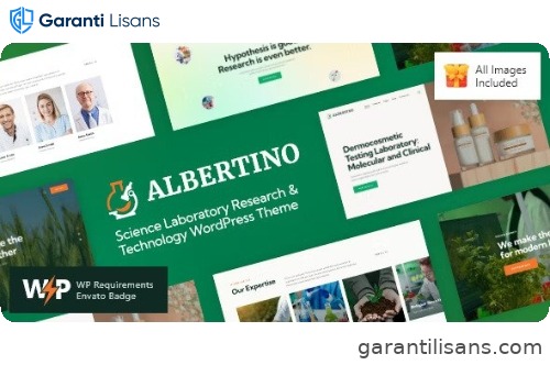 Albertino – Science Laboratory Research & Technology WordPress Theme
