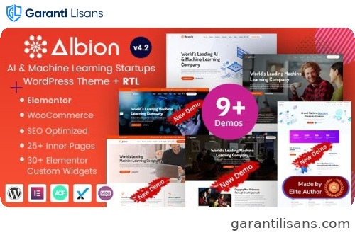 Albion – Artificial Intelligence & Machine Learning Startup WordPress Theme
