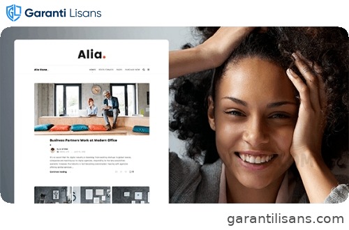 Alia – Minimal Personal Blog