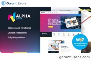 AlphaColor | Type Design & 3D Printing WordPress Theme + Elementor