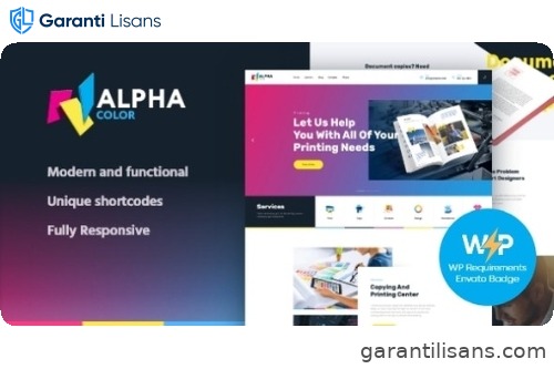 AlphaColor | Type Design & 3D Printing WordPress Theme + Elementor