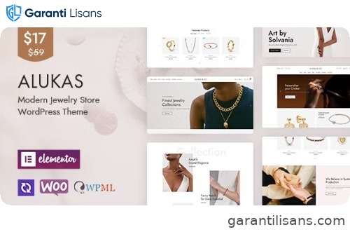 Alukas – Modern Jewelry Store WordPress Theme