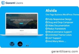 Alvida – One Page Business WordPress Theme