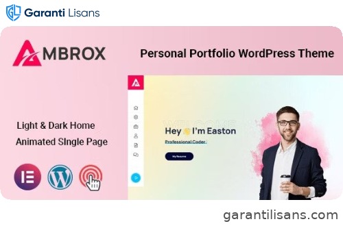 Ambrox – Personal Portfolio Resume Theme