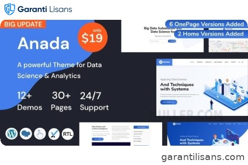 Anada – Artificial Intelligence & Data Science WordPress