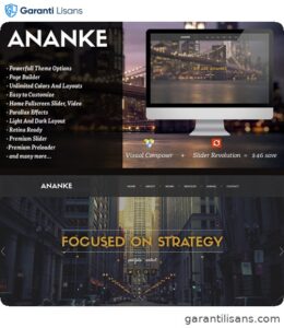 Ananke – One Page Parallax WordPress Theme