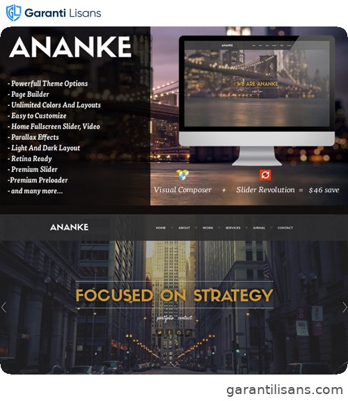 Ananke – One Page Parallax WordPress Theme