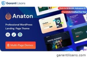 Anaton – SaaS Landing Page WordPress Theme
