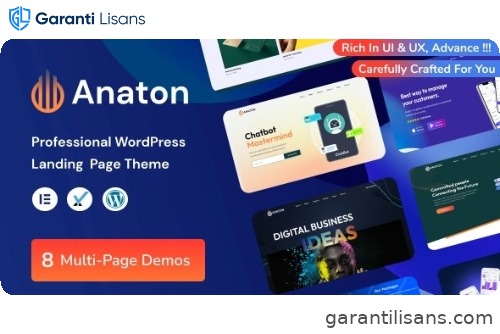 Anaton – SaaS Landing Page WordPress Theme