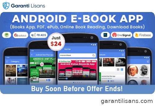 Android EBook App (Books App, PDF, ePub, Online Book Reading, Download Books)