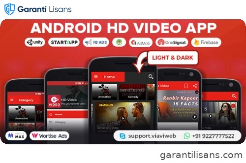 Android HD Video App (Youtube, Server Videos )