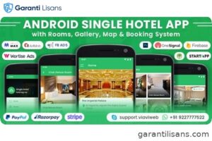 Android Single Hotel Application with Rooms, Gallery, Map & Booking System