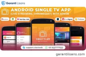 Android Single TV App (Live Streaming, Chromecast) with Admob