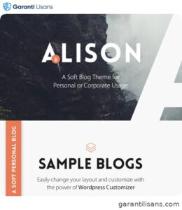 Anne Alison – Soft Personal Blog Theme