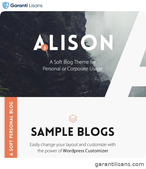 Anne Alison – Soft Personal Blog Theme