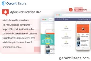 Apex Notification Bar – Responsive Notification Bar Plugin for WordPress