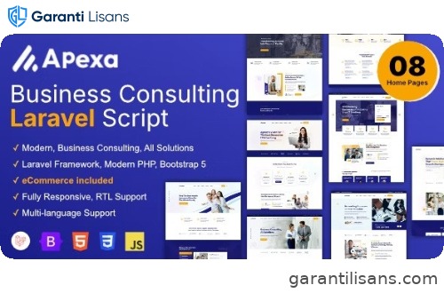 Apexa – Multi-Purpose Business Consulting Laravel Script