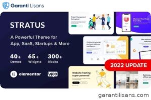 App, SaaS & Software Startup Tech Theme – Stratus