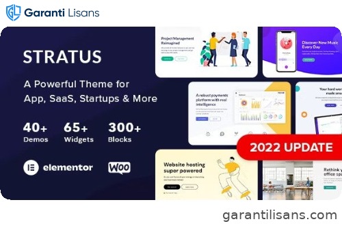App, SaaS & Software Startup Tech Theme – Stratus