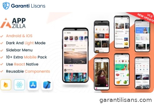 AppZilla – Mobile React Native UI KIT Elements Andriod + iOS
