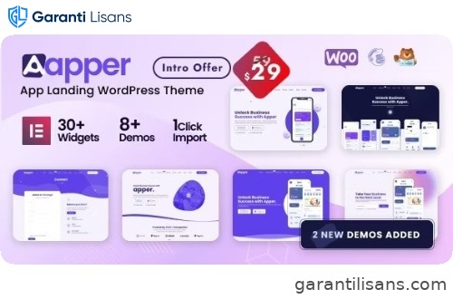 Apper – WordPress Multi-concept App Landing Page Theme
