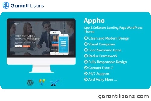 Appho – App & Software Landing Page WordPress Theme