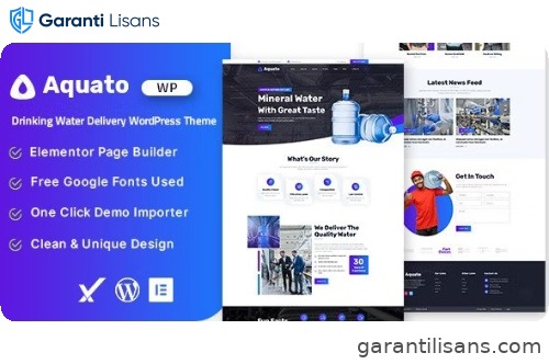 Aquato – Drinking Water Delivery WordPress Theme