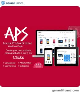 Arena Products Store – WordPress Plugin