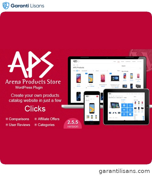 Arena Products Store – WordPress Plugin