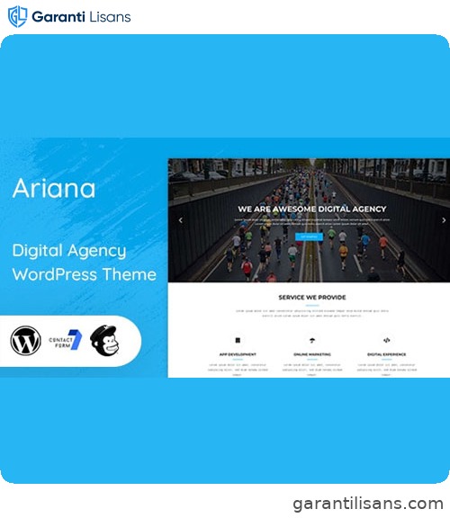 Ariana – Digital Agency WordPress Theme