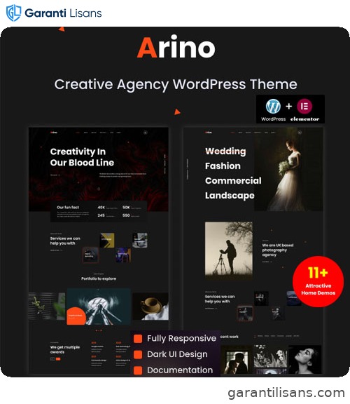 Arino – Creative Agency WordPress Theme