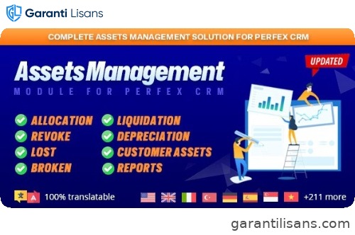 Assets Management module for Perfex CRM – Organize company and client assets