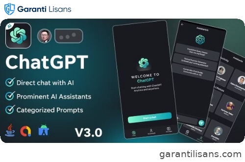 AssistantAi (v3 – 15 Sep) – ChatGPT App – Android Java App + AdMob Ads