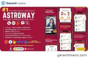 Astroway – Astrology Consultation App with PHP Backend | Audio-Video Calls, Chat with Live Streaming