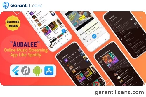 Audalee – Unlimited Music Streaming App | Flutter & Getx | Android & iOS