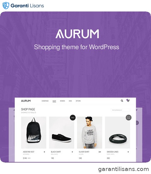 Aurum – Minimalist Shopping Theme