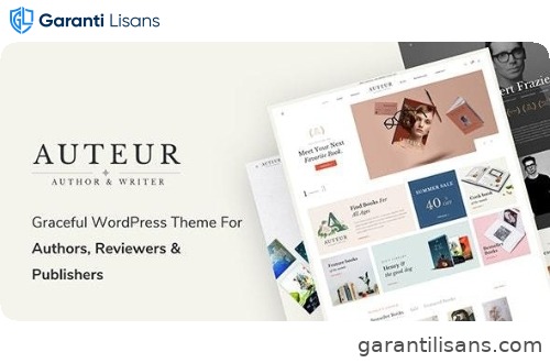 Auteur – WordPress Theme for Authors and Publishers