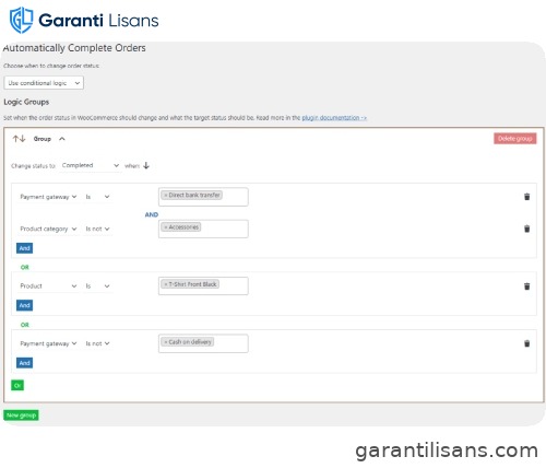 Automatic Payment Status WooCommerce