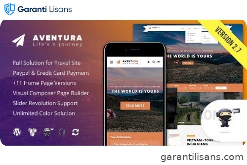 Aventura – Travel & Tour Booking System WordPress Theme