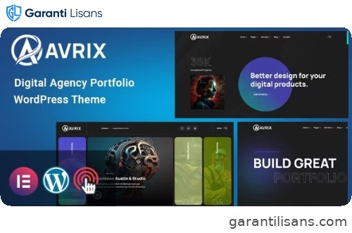 Avrix – Digital Agency Portfolio WordPress